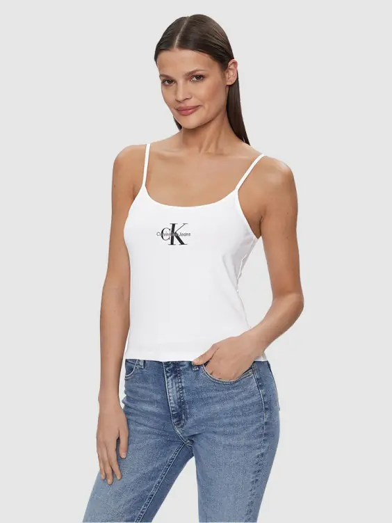 CK CAMI TOP WHITE