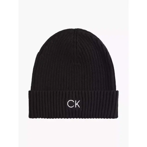 CK BEANIE MEN BLACK