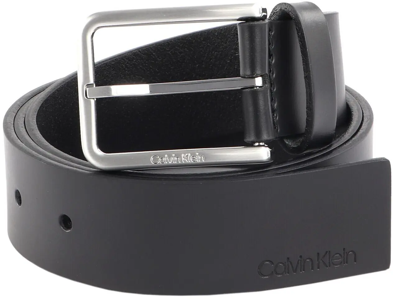 CK LEATHER BELT BLACK