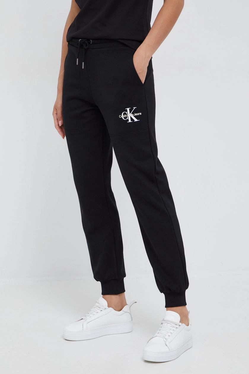 CK JOGGER SIDE LOGO WOMAN BLACK