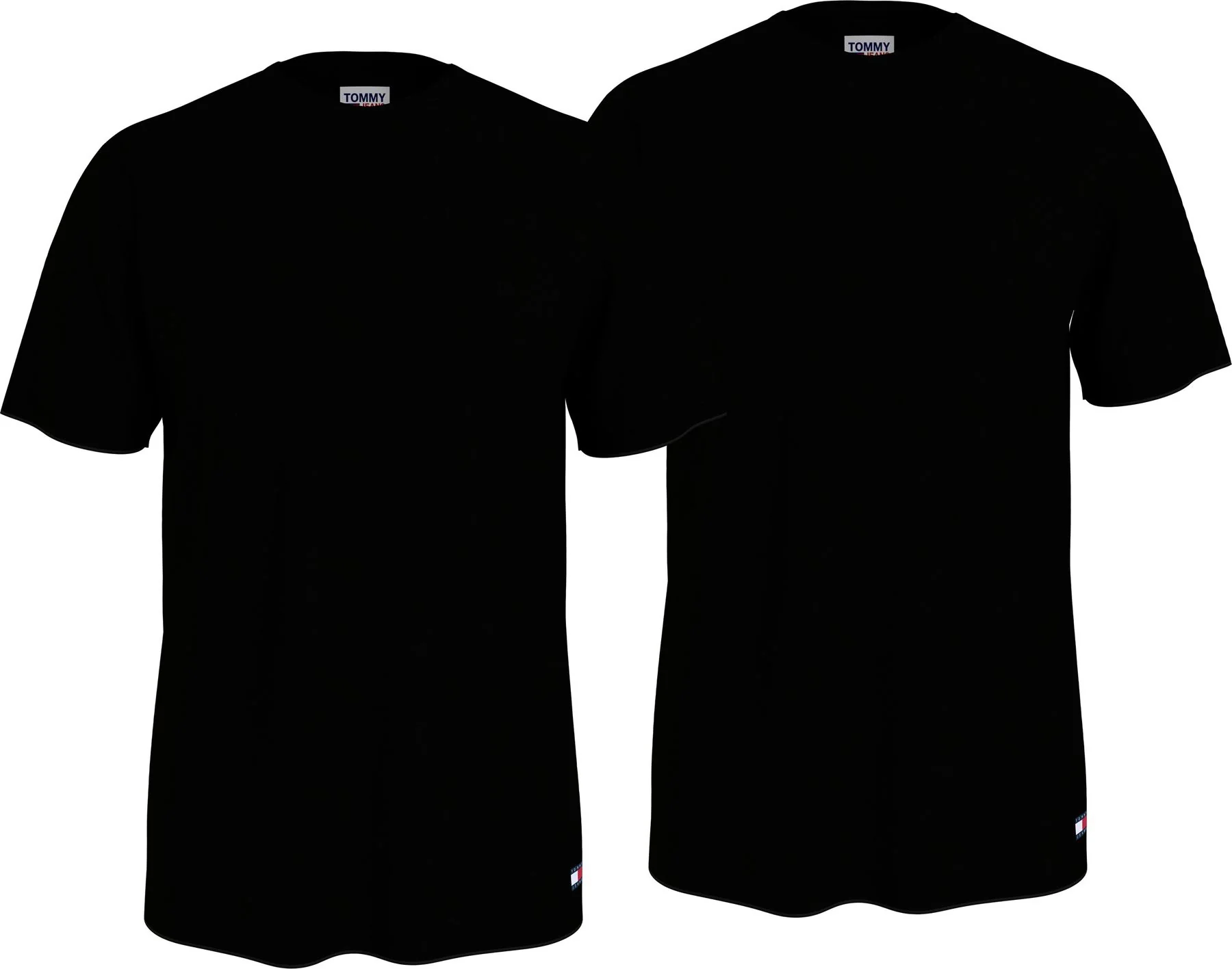 TJ UNDERWEAR T SHIRTS MEN PACK OF 2 BLACK