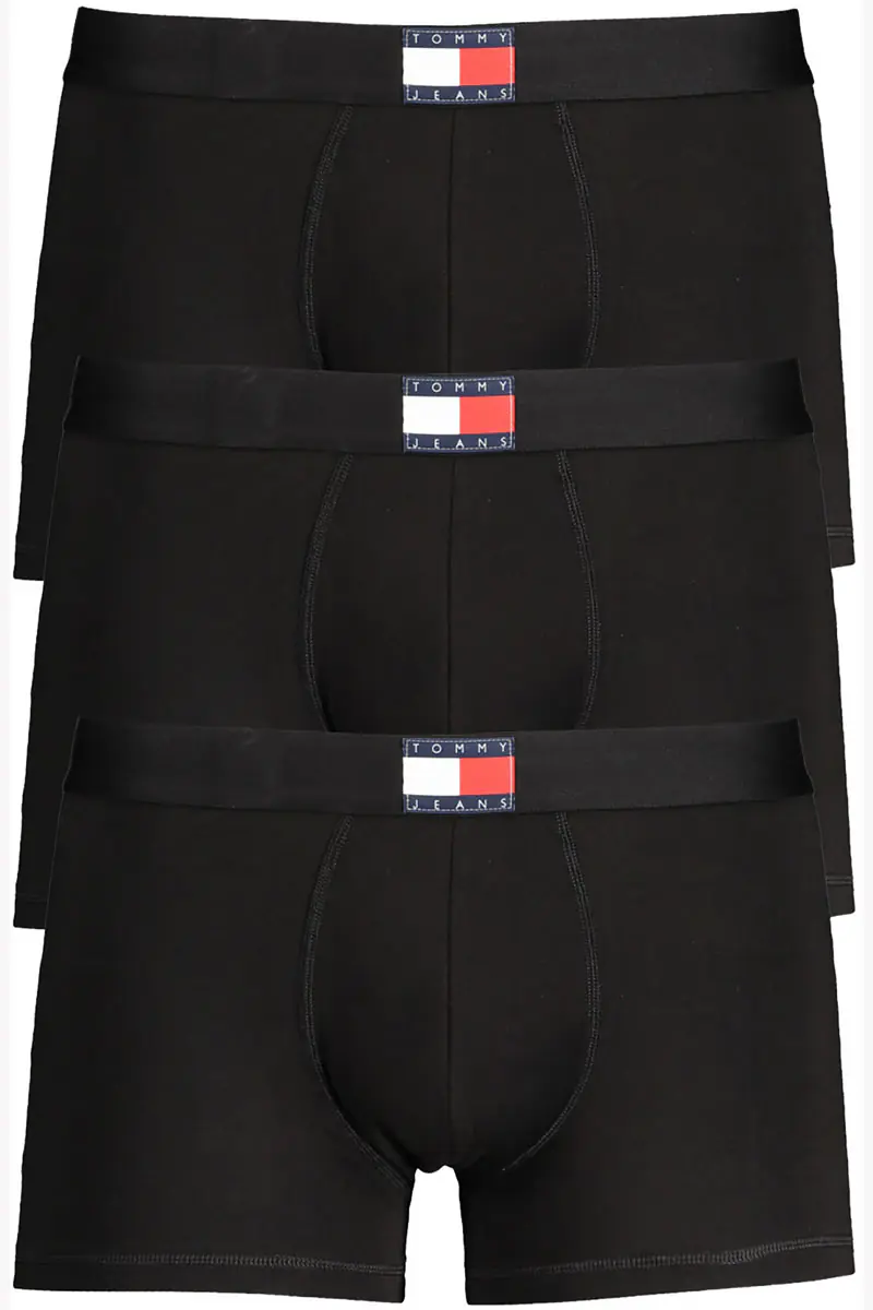 TJ BOXERS MEN PACK OF 3 BLACK
