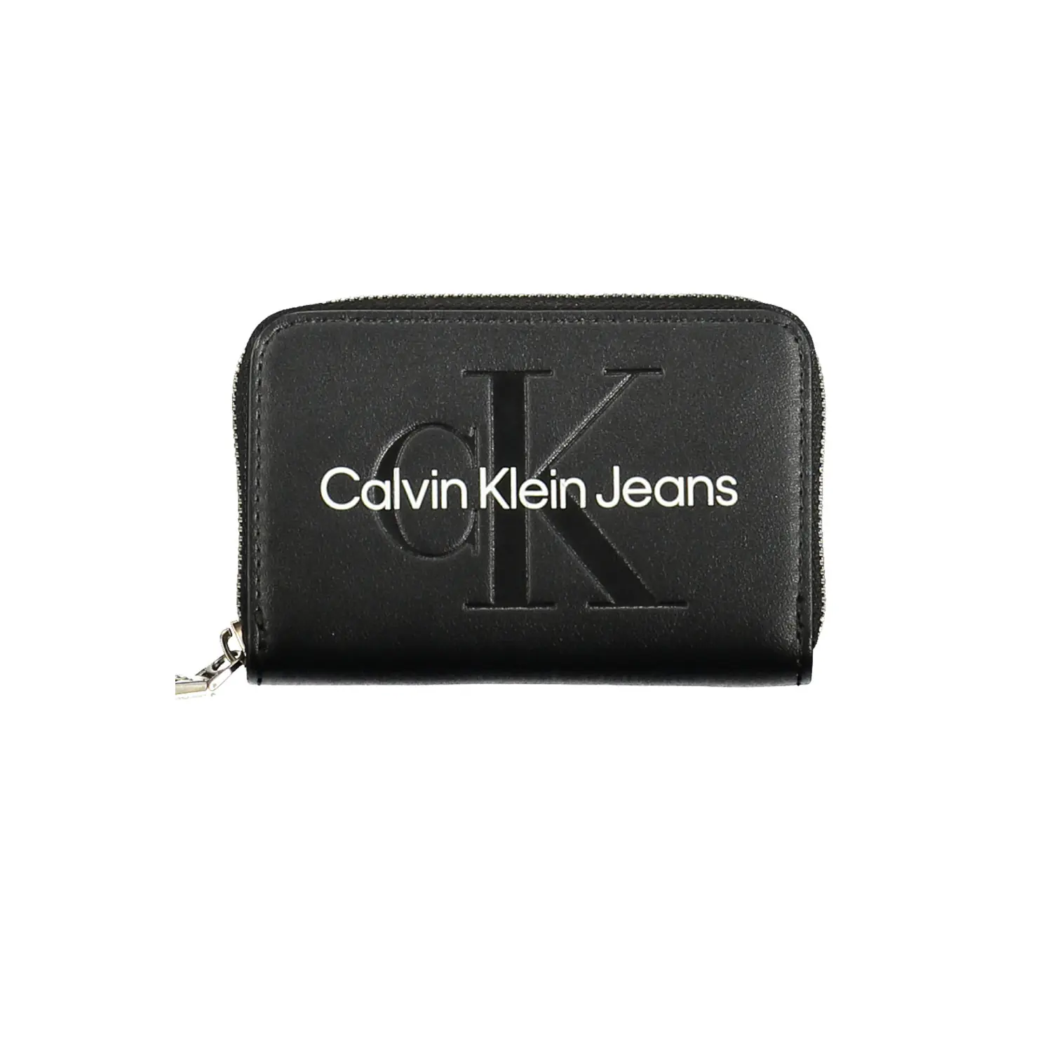 CK LOGO PURSE BLACK