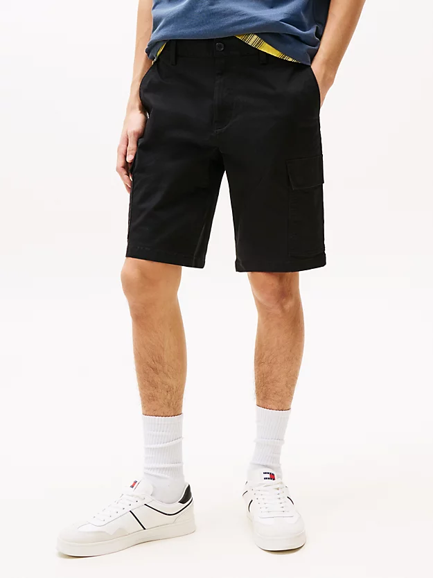 TJ SCANTON CARGO SHORTS BLACK