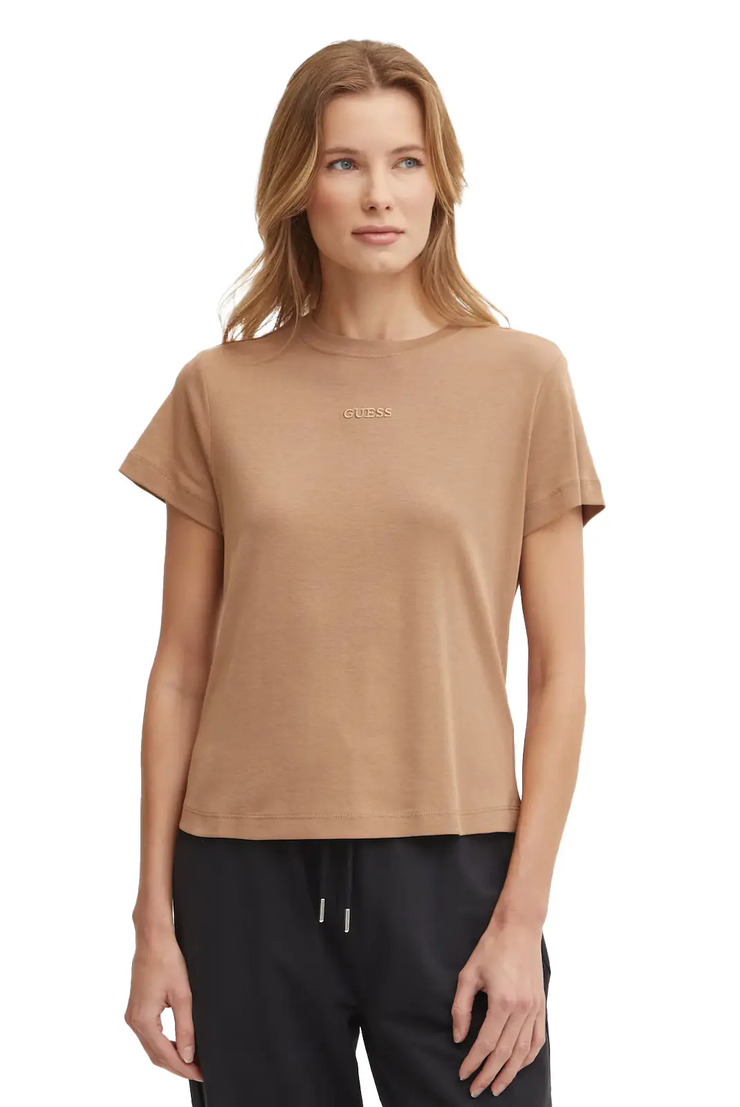 GUESS T-SHIRT CAMEL