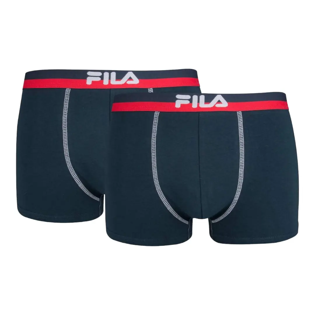 FILA MEN 2PK BOXERS  BLUE