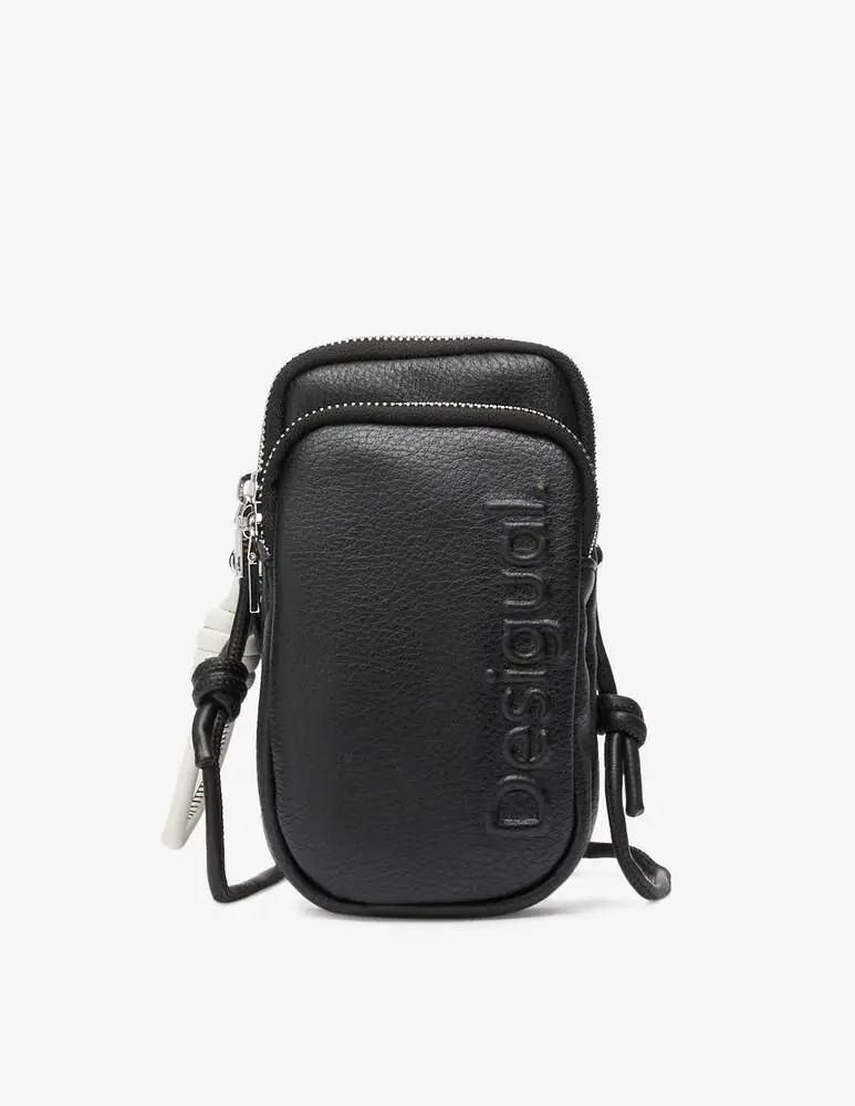 DESIGUAL MOBILE BAG BLACK