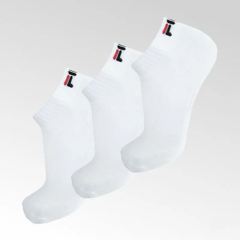 FILA 3PK  SOCKS  WHITE