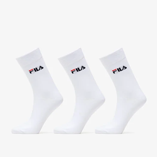 FILA 3PK  SOCKS  WHITE