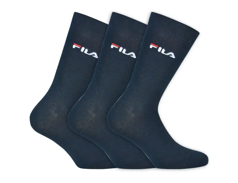 FILA 3PK  SOCKS BLUE