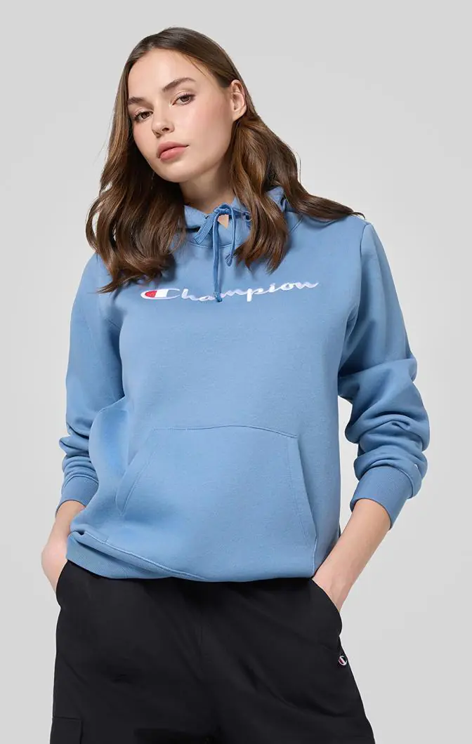 CHAMPION HOODIE BLUE