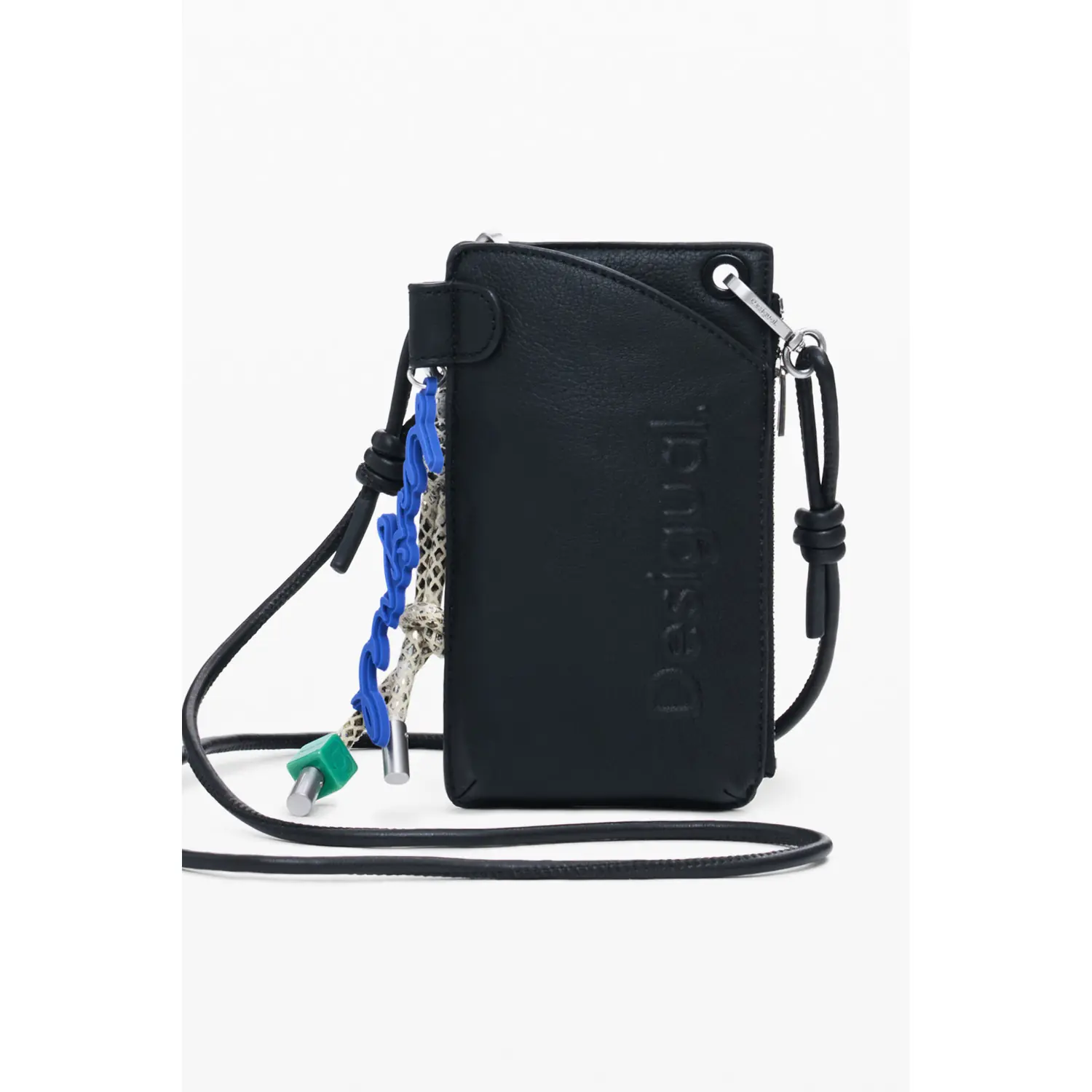 DESIGUAL PURSE WITH STRAP BLACK