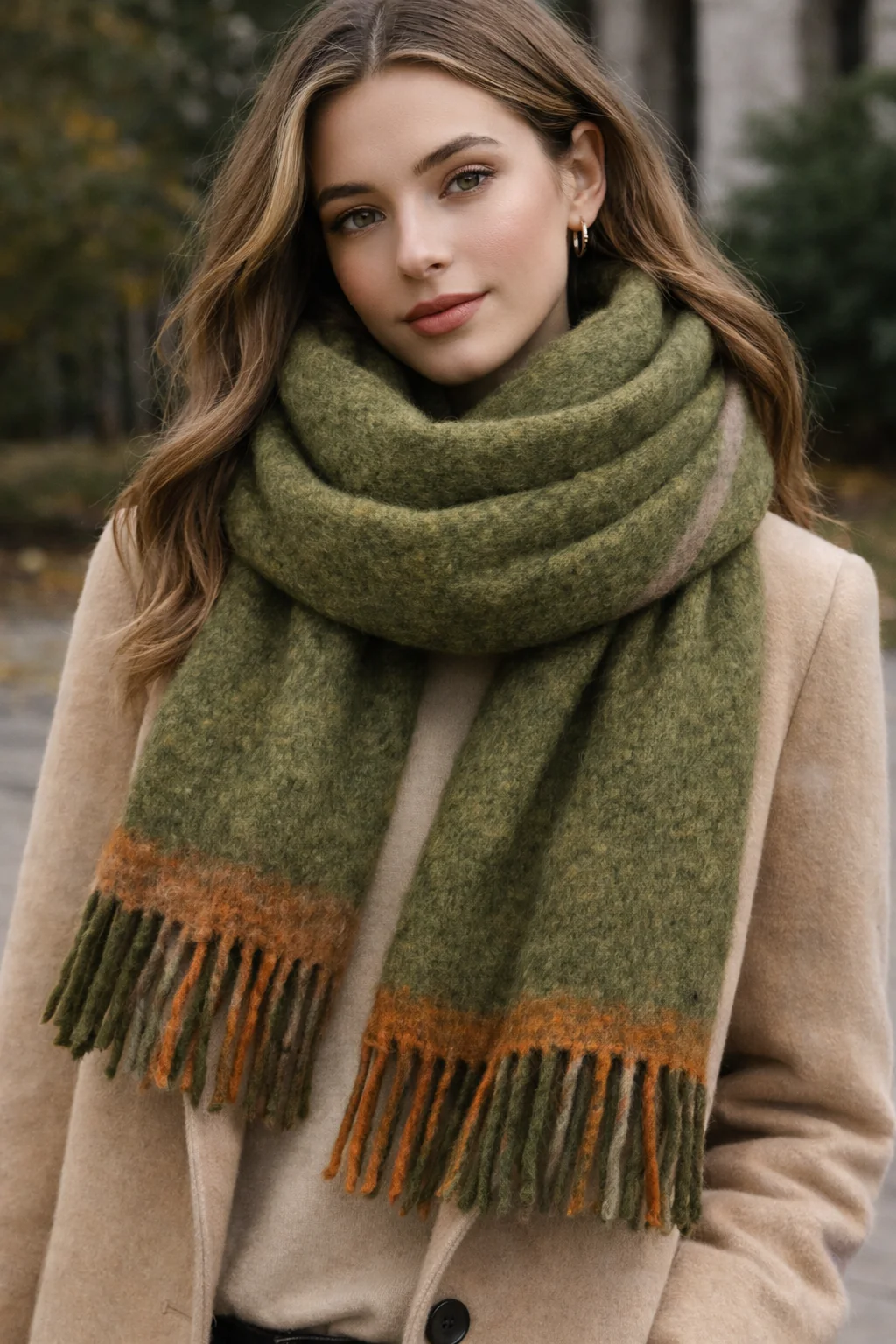 SCARF COMFORT KHAKI