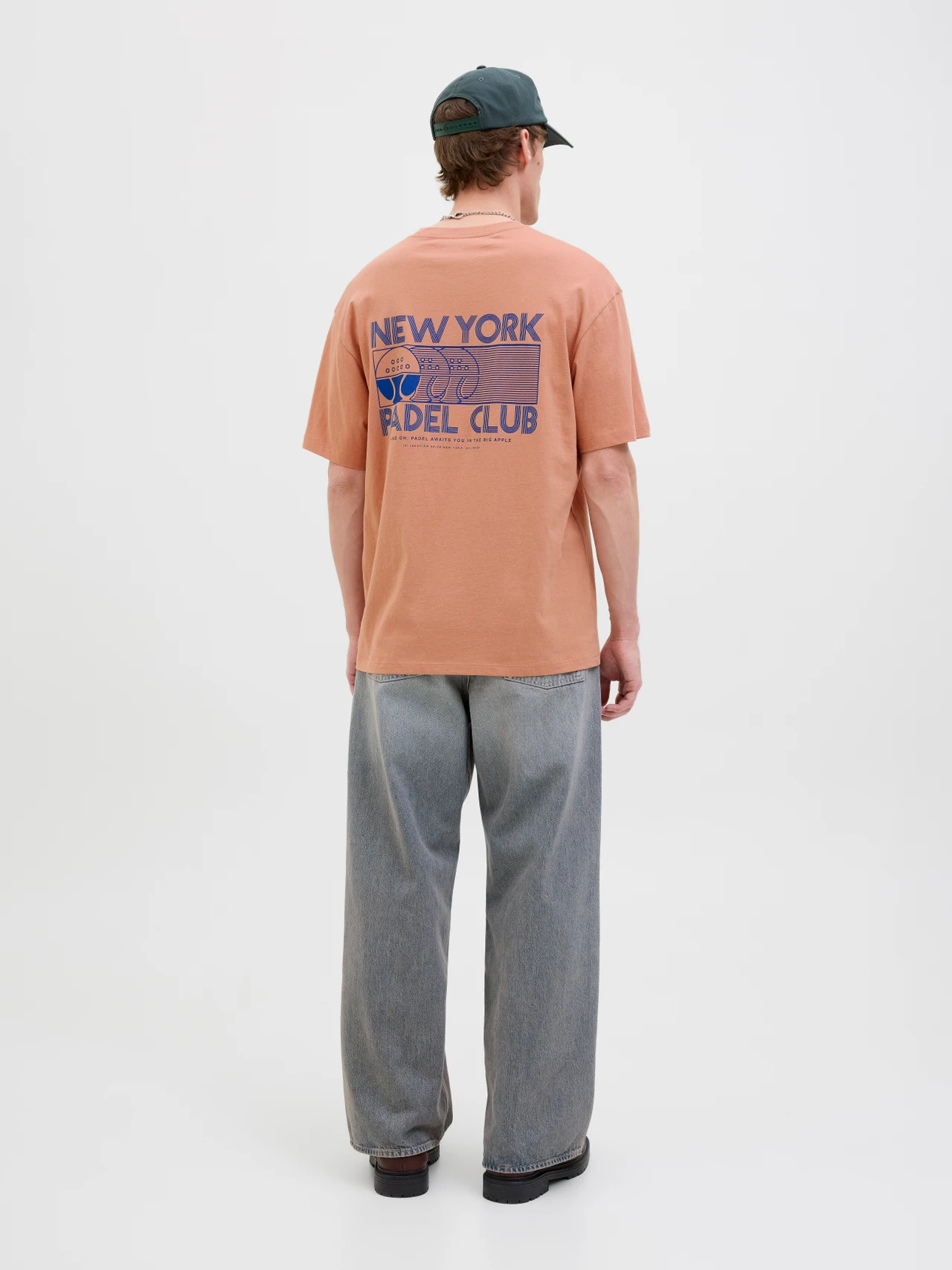 JACK & JONES T-SHIRT CORAL
