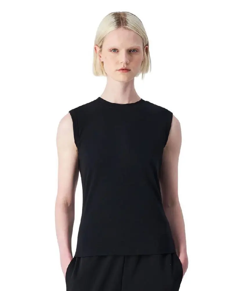 CHAMPION SLEEVELESS T-SHIRT BLACK