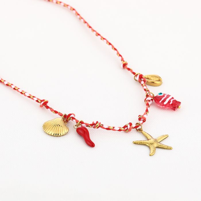 NECKLACE BEACH RED